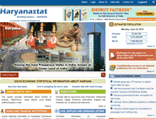 Tablet Screenshot of haryanastat.com